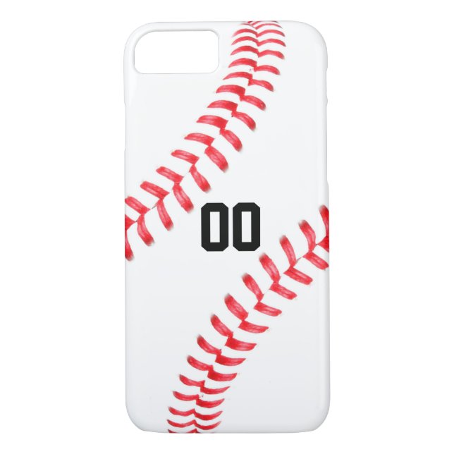 Fall "Custom Baseball iPhone 7" Case-Mate iPhone Hülle (Rückseite)