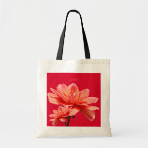 "Fall-Dahlie-" kundenspezifische Budget-Tasche Tragetasche