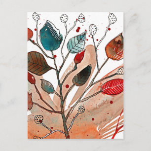 Fall Dance Postkarte