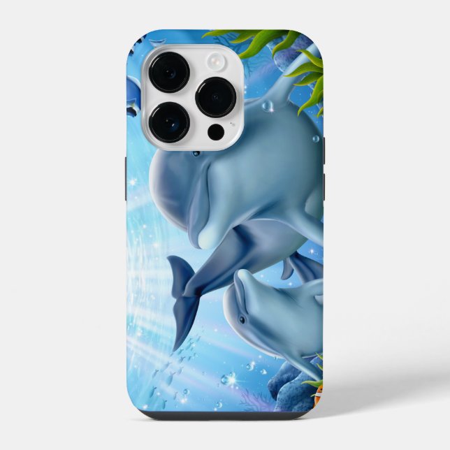 Fall Delphins Case-Mate iPhone 14 Pro Hülle (Rückseite)