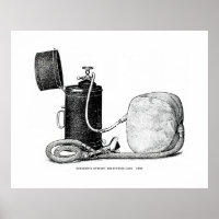 Fall der aufrecht stehenden Anästhesie des Chirurg