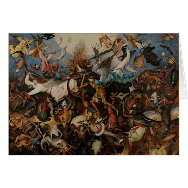 Fall der Engel der Rebellen durch Pieter Bruegel (Vorderseite (Horizontal))