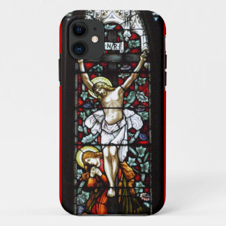 Fall der Kreuzigungs-(Buntglas) Case-Mate iPhone Hülle