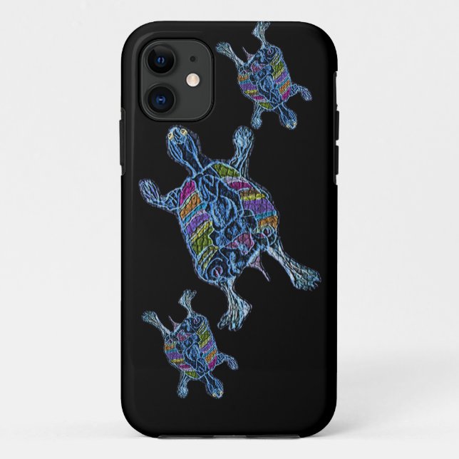 Fall der Mosaik-Meeresschildkröte-IPhone5 Case-Mate iPhone Hülle (Rückseite)