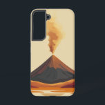Fall der Vulkandämmerung Samsung Galaxy Hülle<br><div class="desc">Ein blühender Vulkan,  der unter der frühen Sonne Dampf freisetzt,  fängt die Ruhe und Intensität des rauen Powers der Natur ein.</div>
