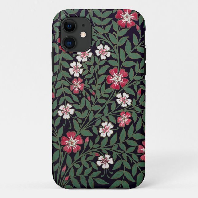 Fall des Blumenmuster-iPhone4 Case-Mate iPhone Hülle (Rückseite)