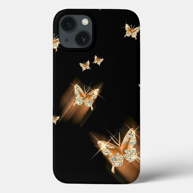 Fall des Goldenen Schmetterlings Case-Mate iPhone Case-Mate iPhone Hülle (Rückseite)