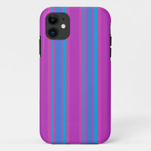 Fall des iPhone 5s: Magenta und helle blaue Streif Case-Mate iPhone Hülle