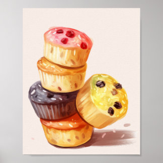 Fall des Muffin Tower Poster
