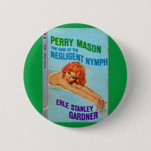 Fall des Negligent Nymph Buchdecks Button