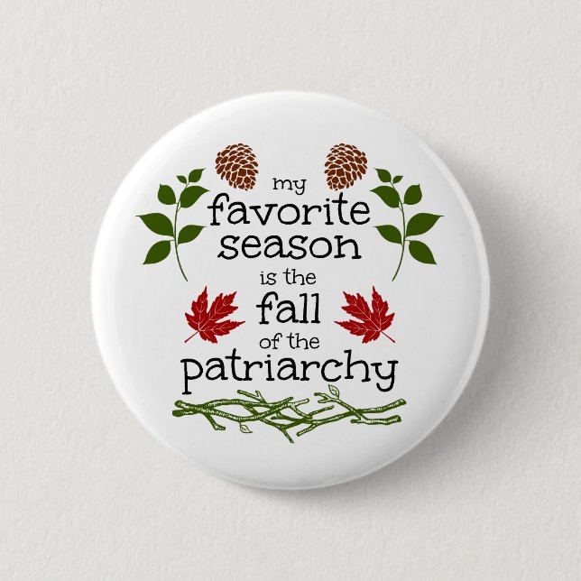 FALL des Patriarchy Button (Vorderseite)