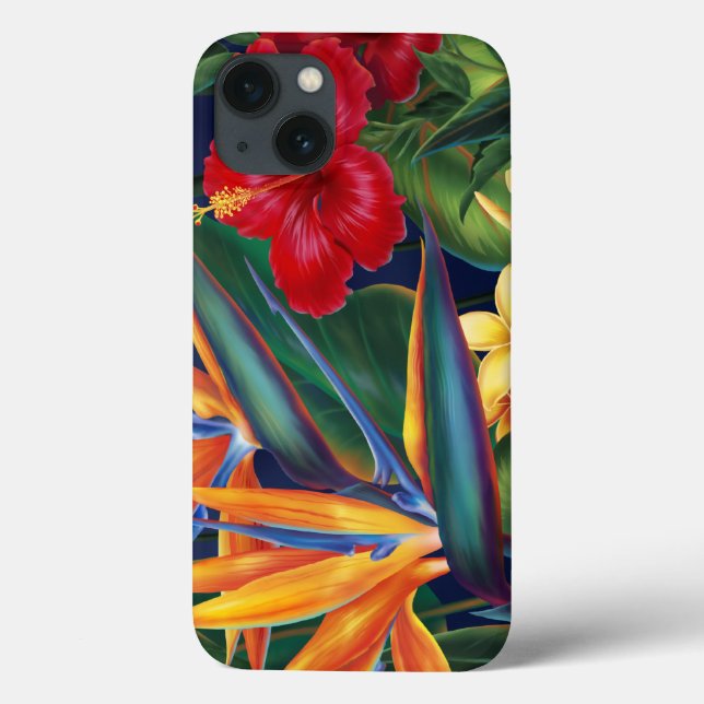 Fall des tropischen Paradieses Hawaiian iPad Case-Mate iPhone Hülle (Rückseite)