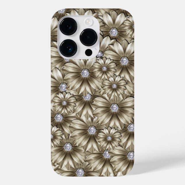 Fall Diamond Blume Case-Mate iPhone 14 Pro Hülle (Rückseite)