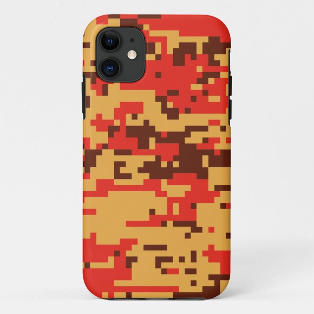 Fall Digital Camouflage Muster Case-Mate iPhone Hülle (Rückseite)