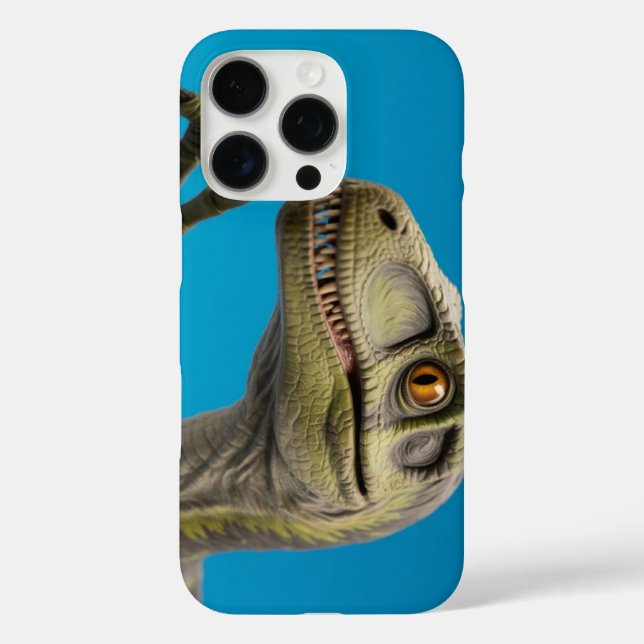 Fall Dinosaurus iPhone 16 Pro Hülle (Rückseite)