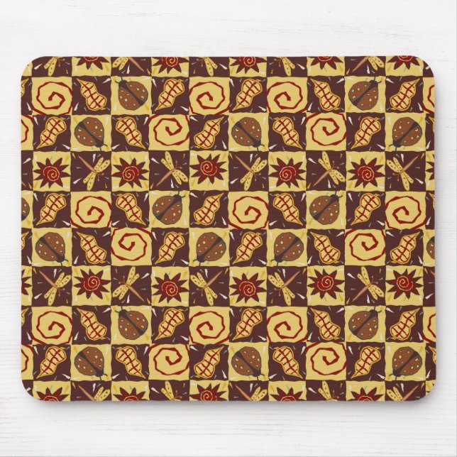 Fall Doodles Mousepad (Vorne)