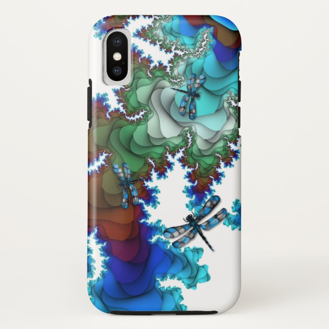 Fall Dragonfly Island iPhone X Case-Mate iPhone Hülle (Rückseite)