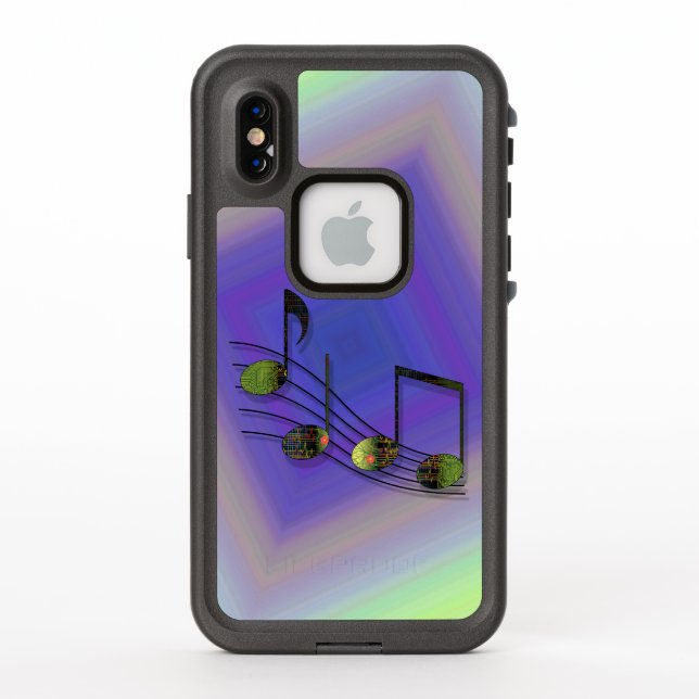 Fall Dubstep Notes Lifeproof (Rückseite)