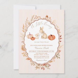 Fall Ein Kleines Häschen-Baby-Shower Einladung