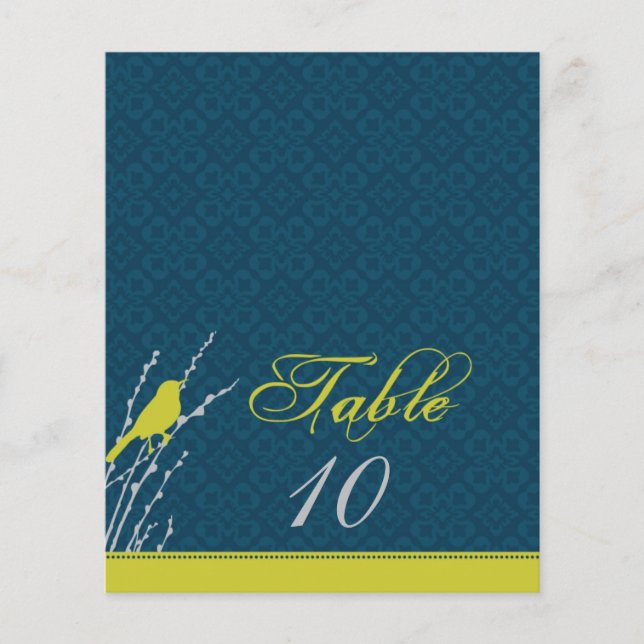Fall Elegance Table Card 2 (Vorderseite)
