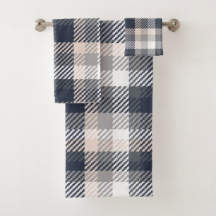 Fall Elegante Gray & Taupe Modernes Bauernhaus Kar Badhandtuch Set