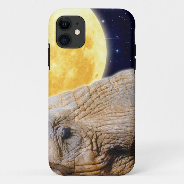 Fall Elephant & Moon iPhone 5 Case-Mate iPhone Hülle (Rückseite)
