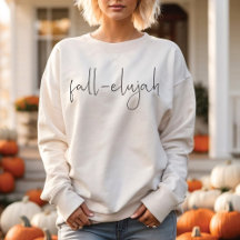 Fall-elujaa Trendy Minimalistisch Fall-Hallelujah