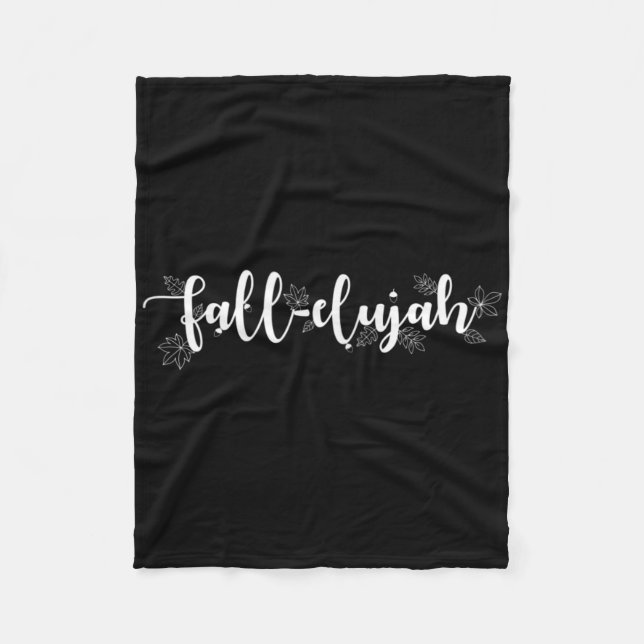 Fall-elujah T-Shirt Frauen Fall Liebe Herbst Blätt Fleecedecke (Vorderseite)