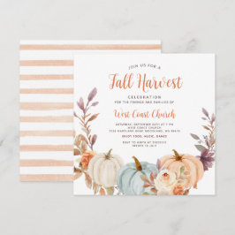 Fall Ernte Party, Fall Fest, Fall Community Einladung