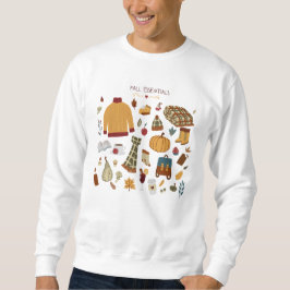 Fall Essentials Digital Zeichnend Sweatshirt