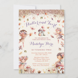 Fall Fairy Birthday Einladung - BK161
