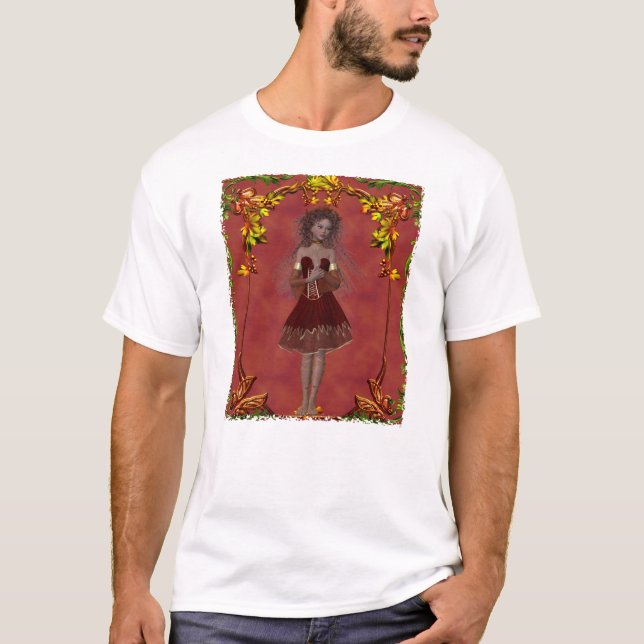 Fall Fairy Design 2 - Fantasy T - Shirt (Vorderseite)