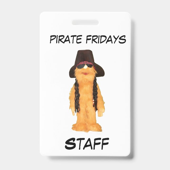 Fall Falldom Staff ID Badge  (Face)