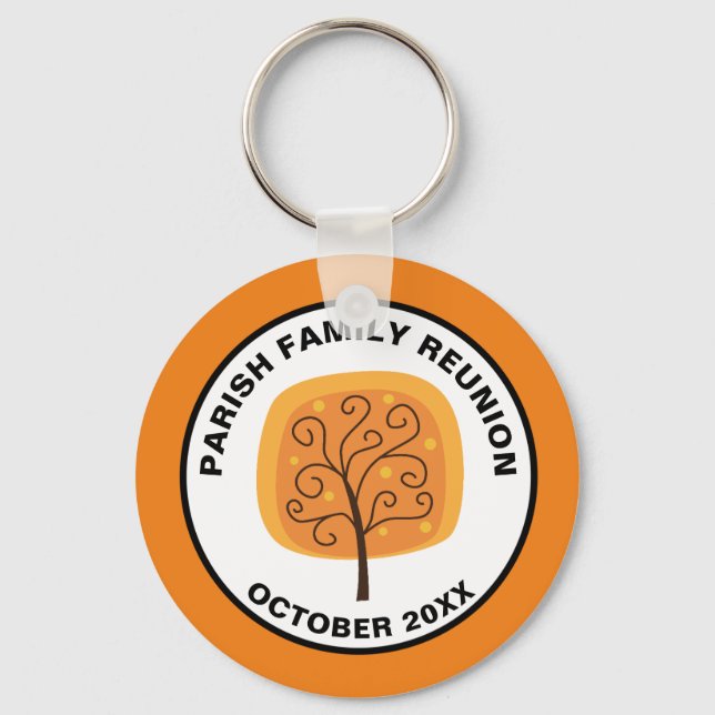 Fall Family Wiedersehen Souvenir Keepake Schlüssel Schlüsselanhänger (Vorderseite)