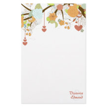 Fall Fantasy Floral Personalisiert Stationierung