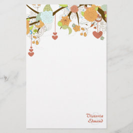 Fall Fantasy Floral Personalisiert Stationierung Briefpapier