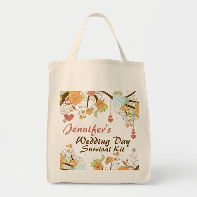 Fall Fantasy Floral Wedday Survival Kit Tasche (Vorne)