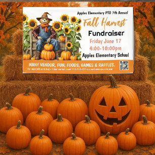 Fall Festival Fundraiser Banner PTO-PTA-Kirche