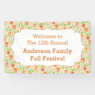 Fall-Festival-Zeichen, neutrales Banner