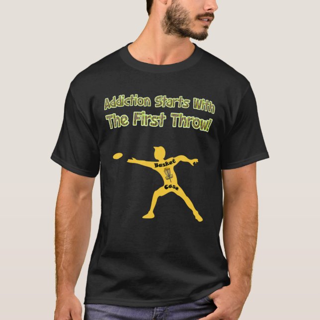 Fall "FestplattenGolf Addiction" T-Shirt (Vorderseite)