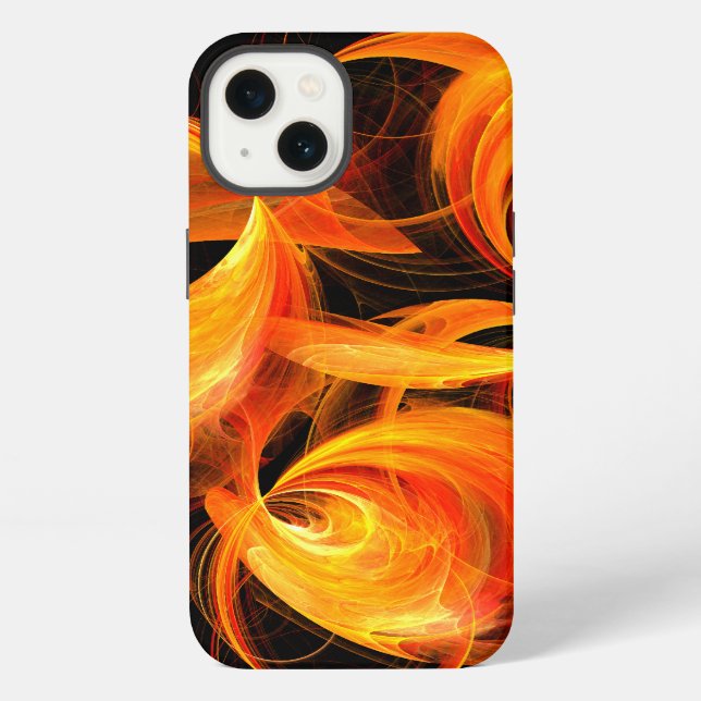 Fall Fireball Abstrakt Art iPhone 6 Hülle (Rückseite)