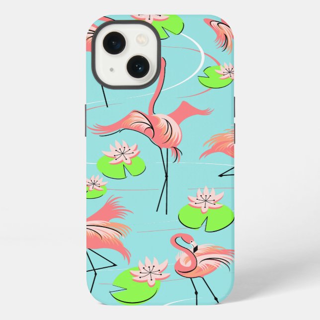 Fall Flamingo Fandango iPad Mini iPhone Hülle (Rückseite)