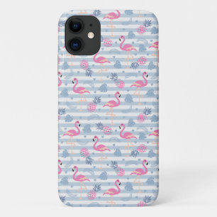 Fall Flamingo iPhone/iPad - Rosa & Blau Case-Mate iPhone Hülle