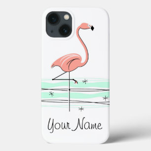 Fall Flamingo Ocean "Name" iPad Mini title_seo2