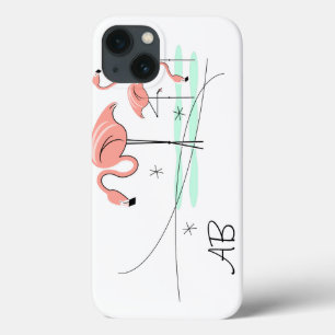 Fall Flamingo Ocean Trio 3 "Monogram" iPad Mini iPhone 13 Hülle