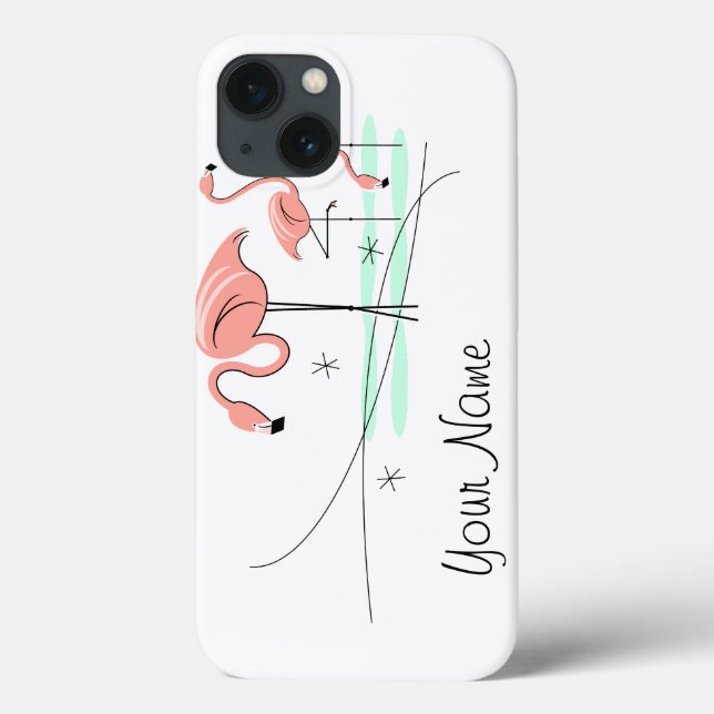Fall Flamingo OceanTrio 3 "Name" iPad Mini Case-Mate iPhone Hülle (Rückseite)