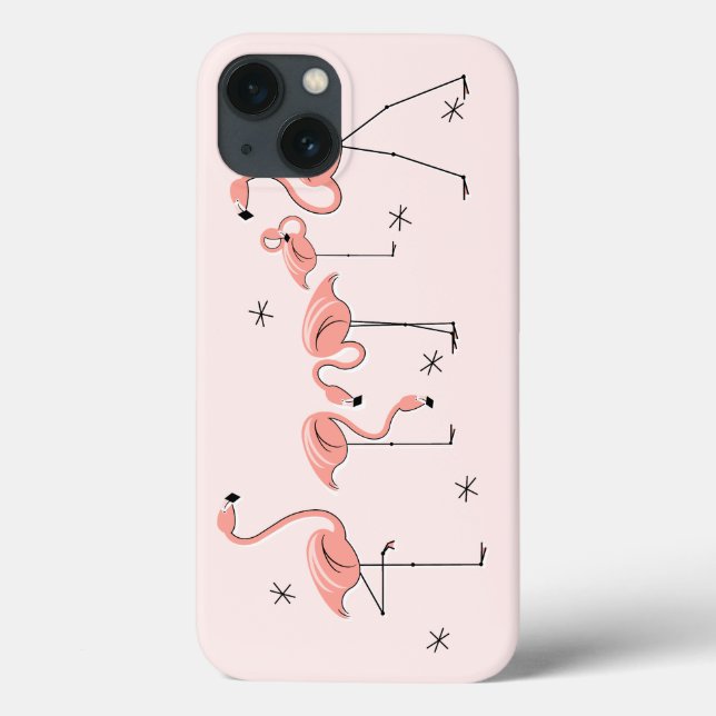 Fall Flamingos Pink Group Case-Mate iPhone Hülle (Rückseite)