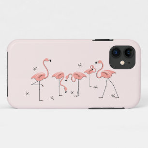 Fall Flamingos Pink Group iPhone 11 Case-Mate iPhone Hülle