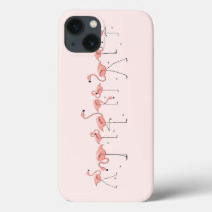 Fall Flamingos Pink Line iPad title_seo2