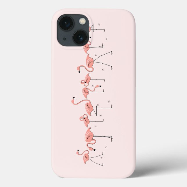 Fall Flamingos Pink Line iPad Case-Mate iPhone Hülle (Rückseite)